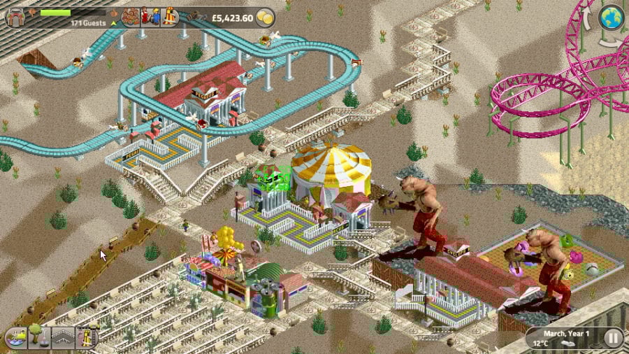 RollerCoaster Tycoon Classic Review - Screenshot 2 of 5