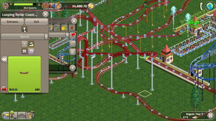 RollerCoaster Tycoon Classic Review - Screenshot 4 of 5
