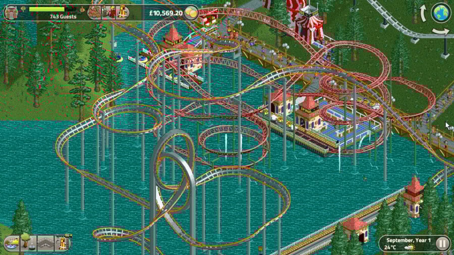 RollerCoaster Tycoon Classic Review - Screenshot 1 of 5