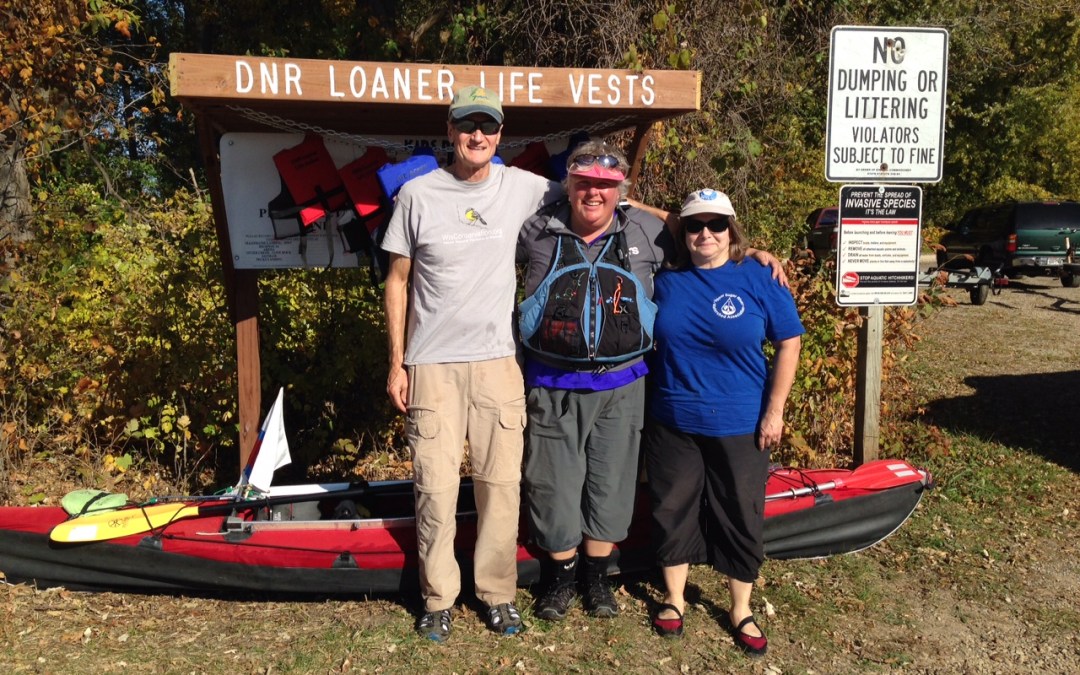 Meeting up with Ruth on the river