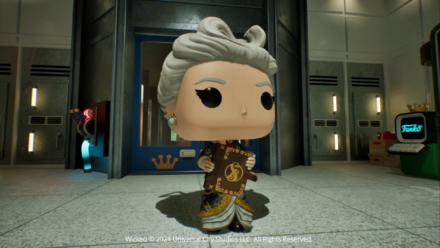 Madame Morrible in Funko Fusion's Wicked DLC